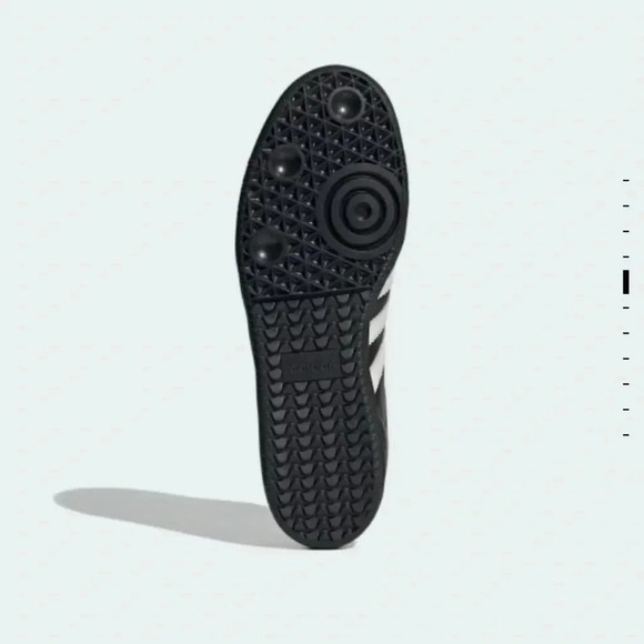 New Adidas Samba OG Shoes Sneakers Black Suede White Leather 75th Womens 7 - Picture 9 of 16